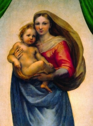 The Sistine Madonna – detail